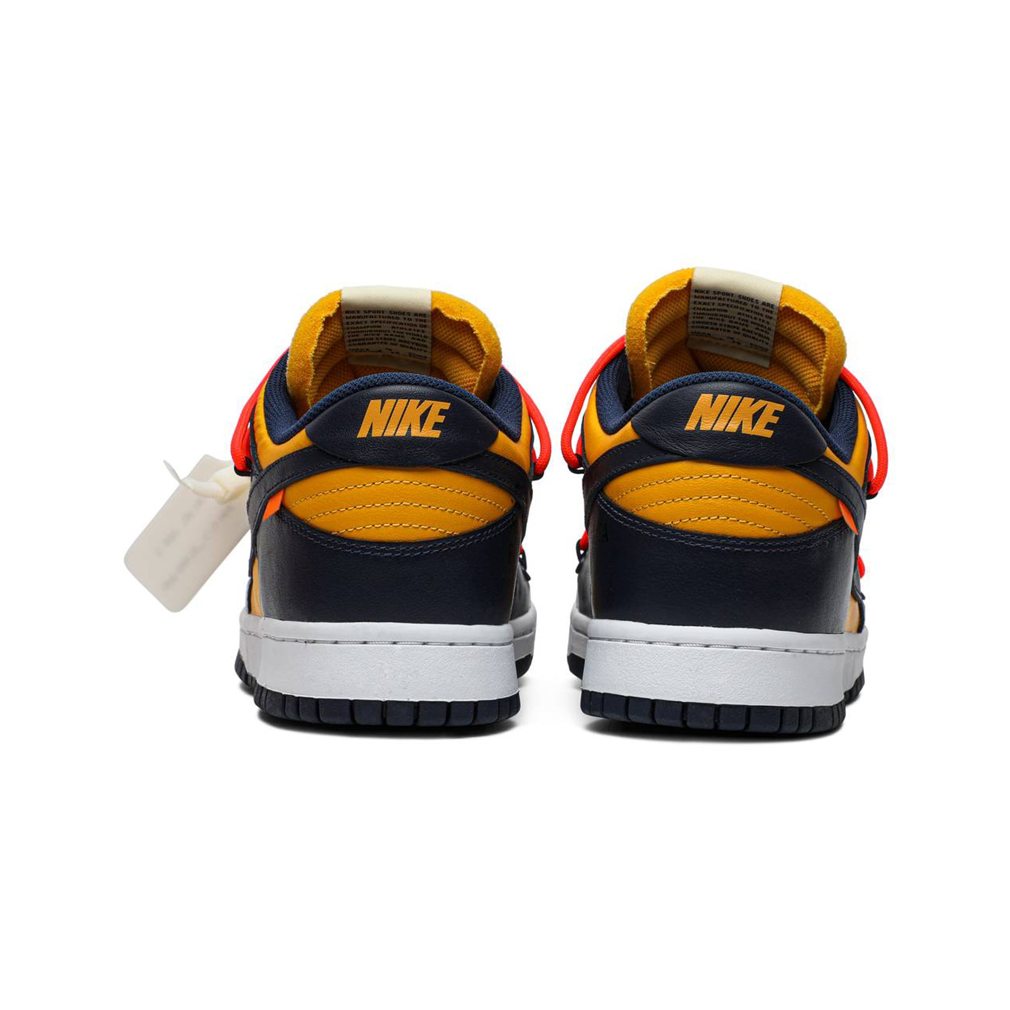 NIKE DUNK LOW OFF-WHITE UNIVERSITY GOLD MIDNIGHT NAVY