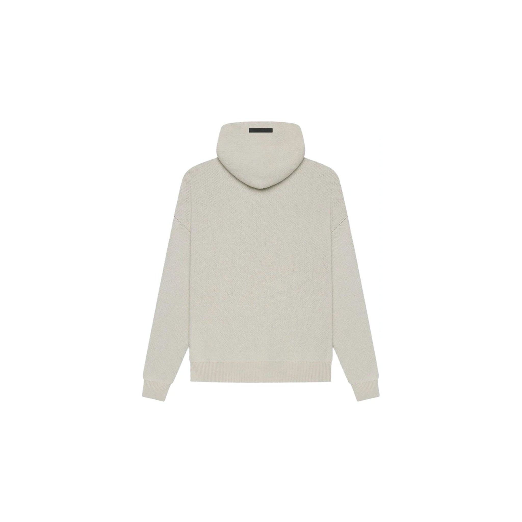FEAR OF GOD ESSENTIALS KNIT PULLOVER HOODIE MOSS (SS21)